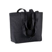 G18108 Shopper con soffietto alla base in cotone 120 gr/m², manici lunghi