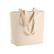 G1810922 Shopper con soffietto alla base in cotone 135 gr/m², manici lunghi