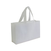 G18110 Shopper con soffietto alla base in TNT 70 gr/m² termosaldato, manici corti