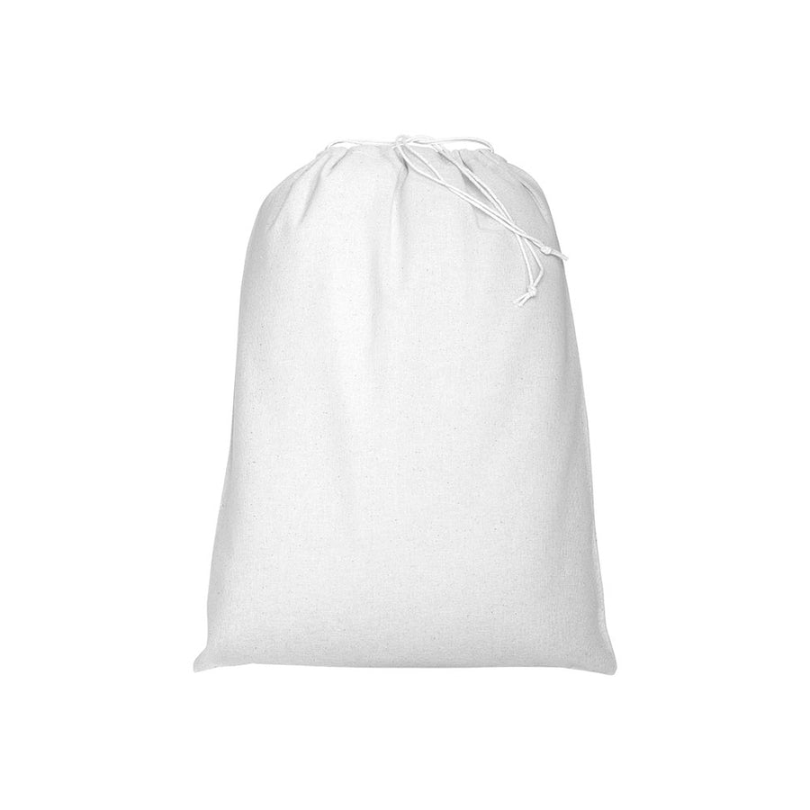 G1911701 Sacchetto in cotone 120 g/m2 con chiusura a strozzo, 30 x 45 cm