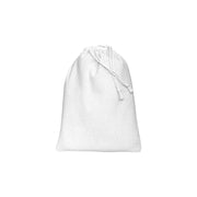 G1911901 Sacchetto in cotone 120 g/m2 con chiusura a strozzo, 15 x 20 cm