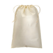 G19121 Sacchetto in TNT 80 g/m2 con chiusura a strozzo, 50 x 75 cm
