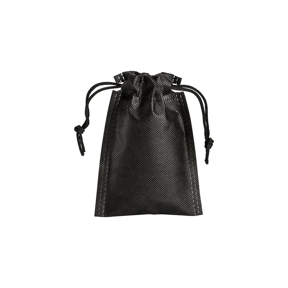 G19126 Sacchetto in TNT 80g/m2 con chiusura a strozzo, 10 x 14 cm