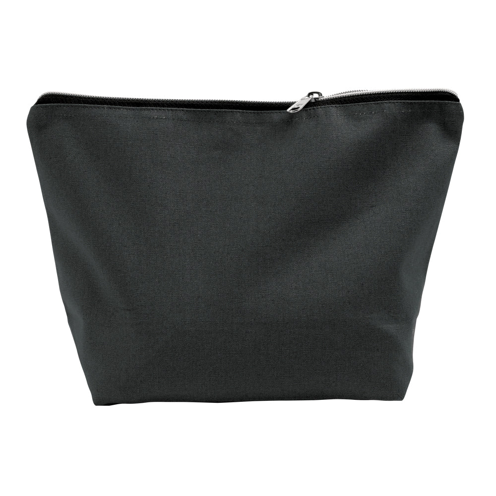 G19420 Beauty case in cotone spazzolato 10 oz con chiusura zip