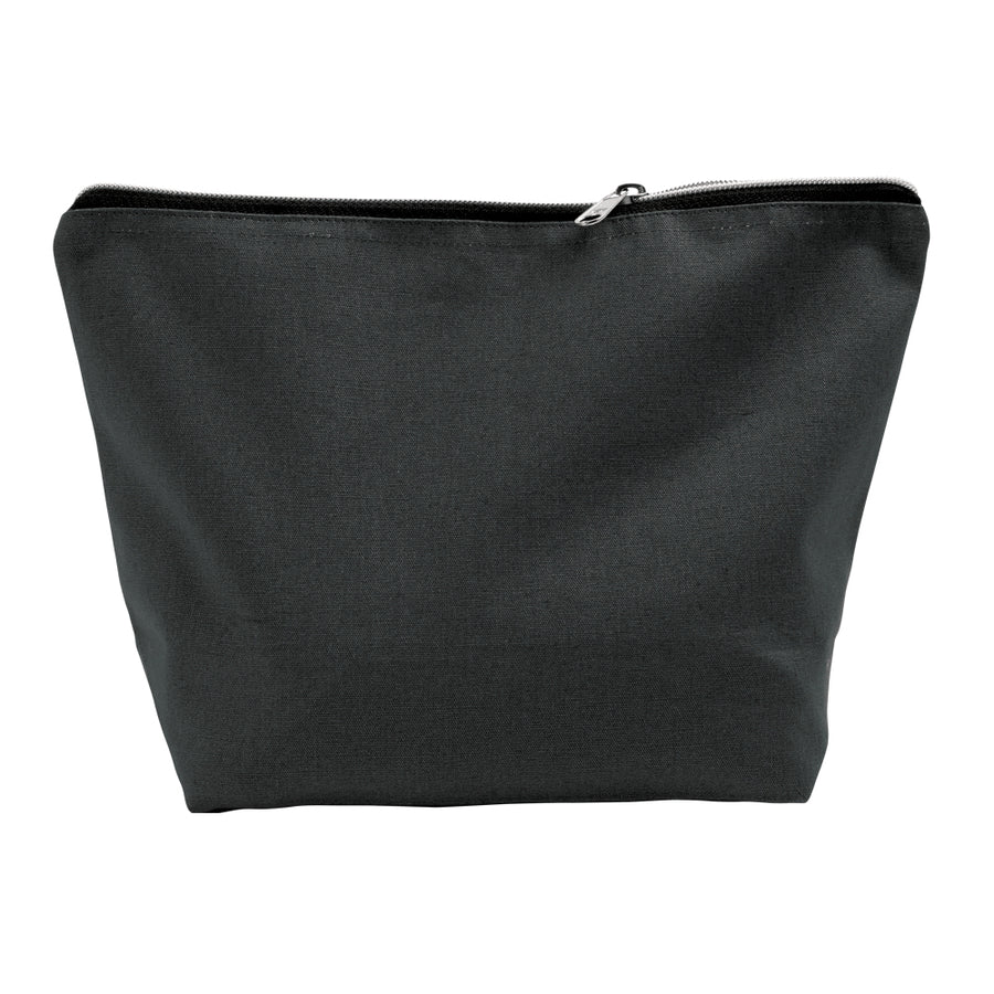 G19420 Beauty case in cotone spazzolato 10 oz con chiusura zip