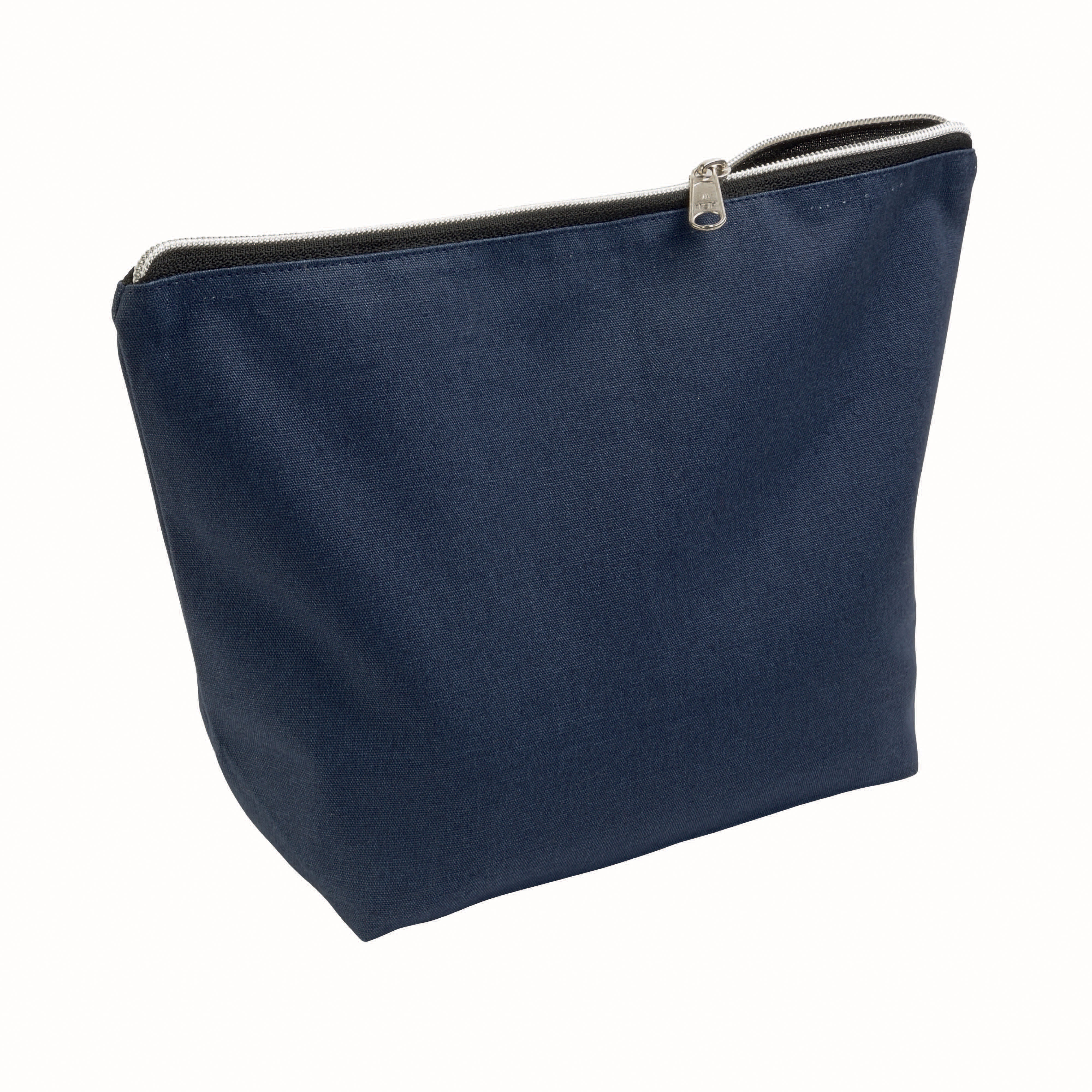 G19420 Beauty case in cotone spazzolato 10 oz con chiusura zip
