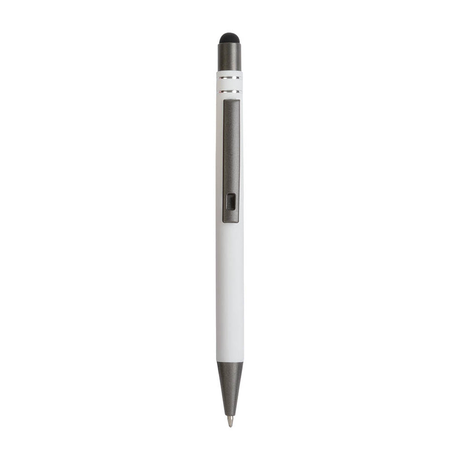 G19820 Penna a scatto in alluminio gommato
