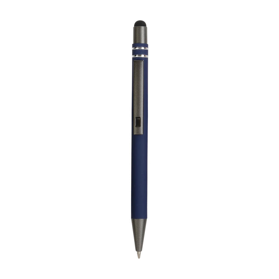 G19820 Penna a scatto in alluminio gommato