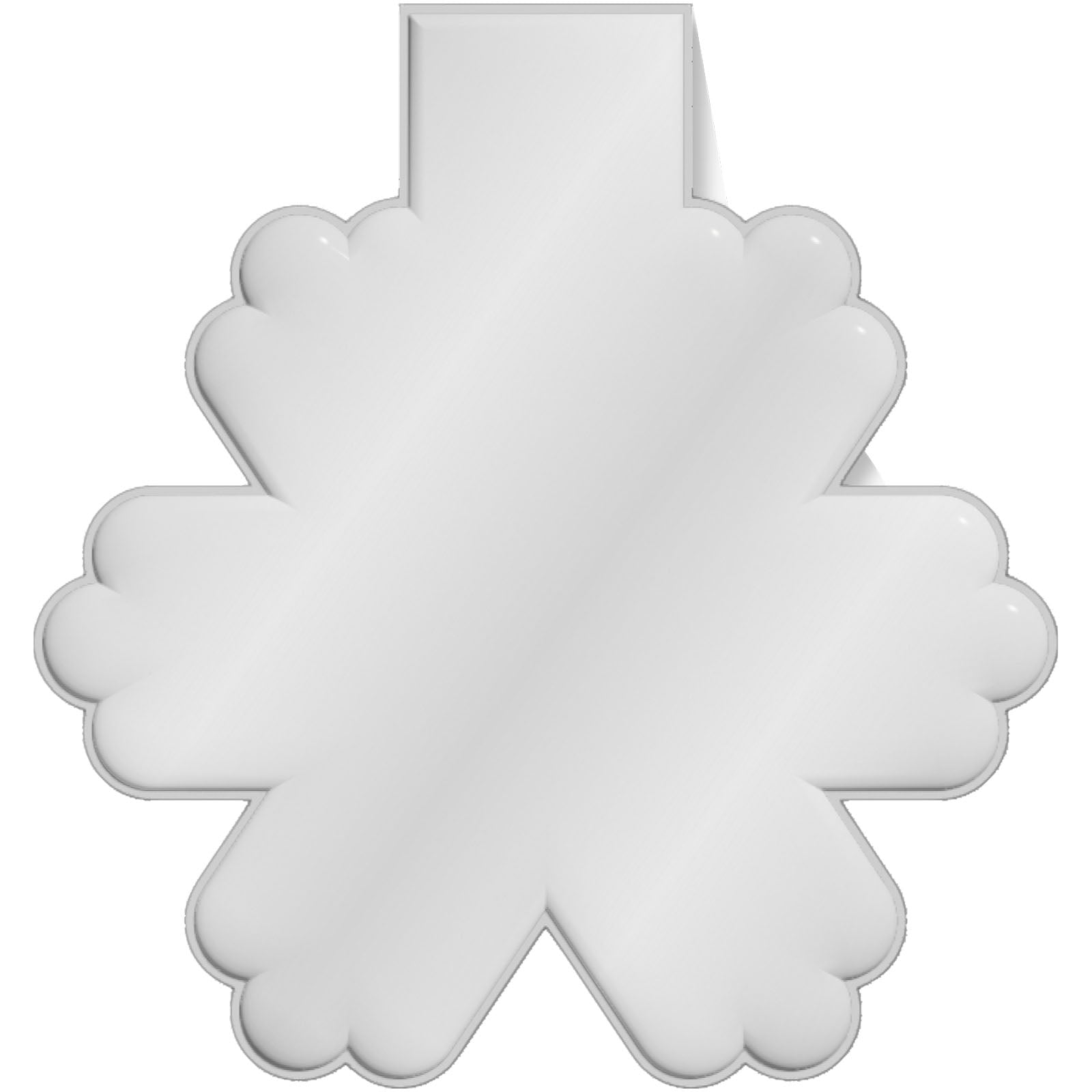 G1PR068 Calamita catarifrangente a forma di fiocco di neve in TPU RFX™