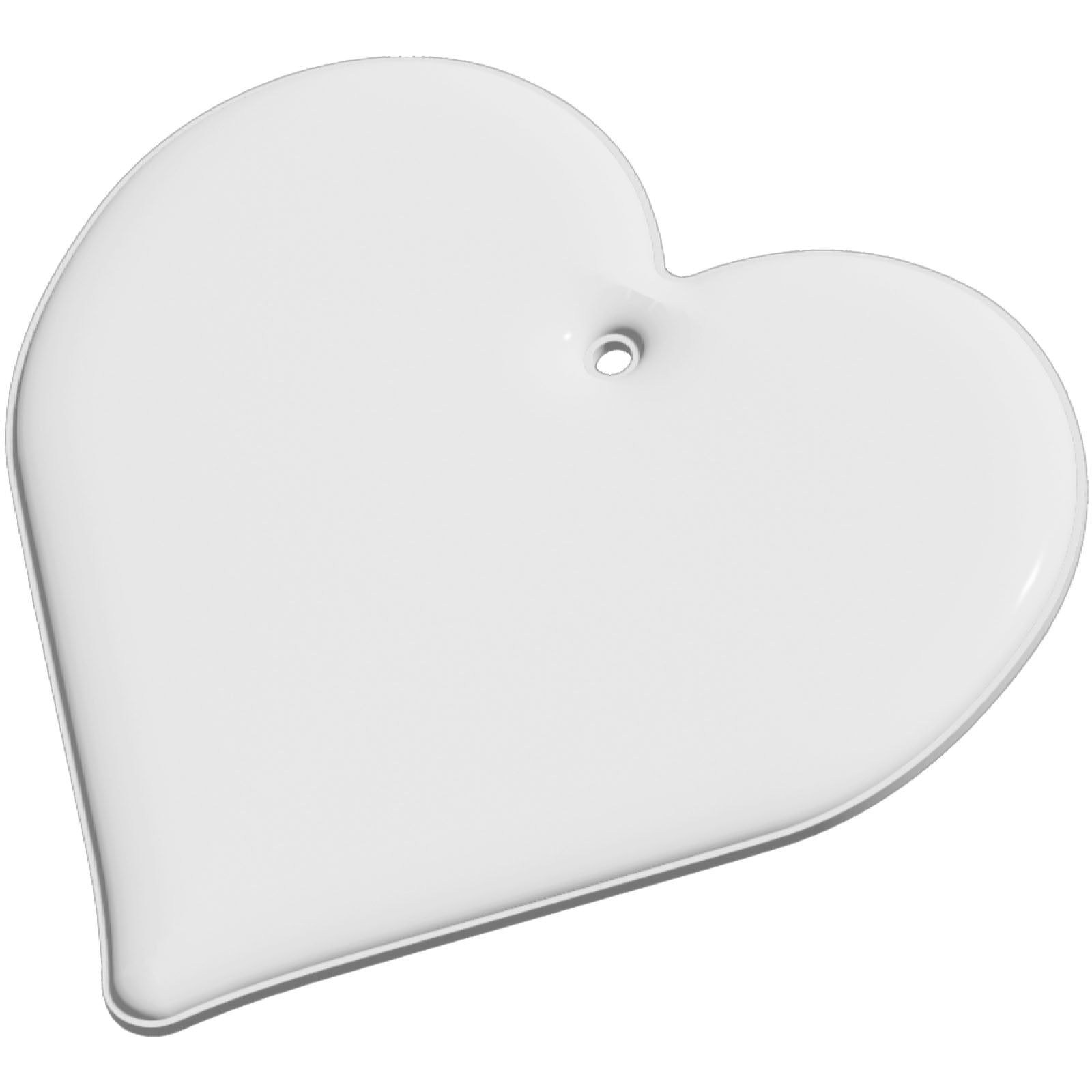 G1PR090 Gancio catarifrangente a forma di cuore in PVC con catenella RFX™