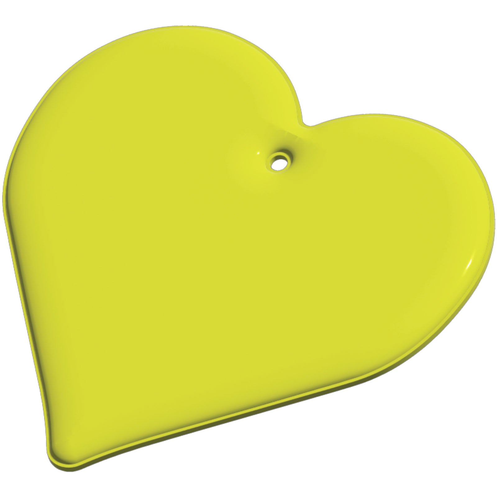 G1PR090 Gancio catarifrangente a forma di cuore in PVC con catenella RFX™