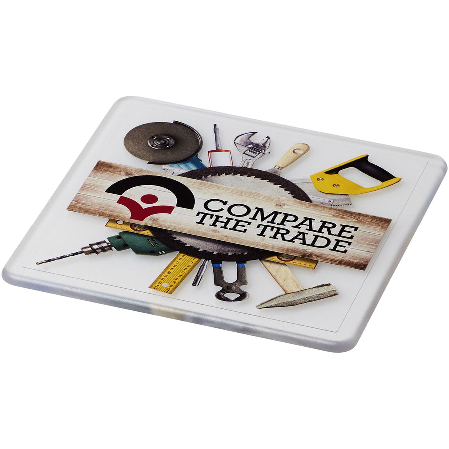 G210516 Sottobicchiere Renzo in plastica di forma quadrata