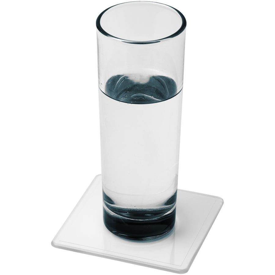 G210516 Sottobicchiere Renzo in plastica di forma quadrata