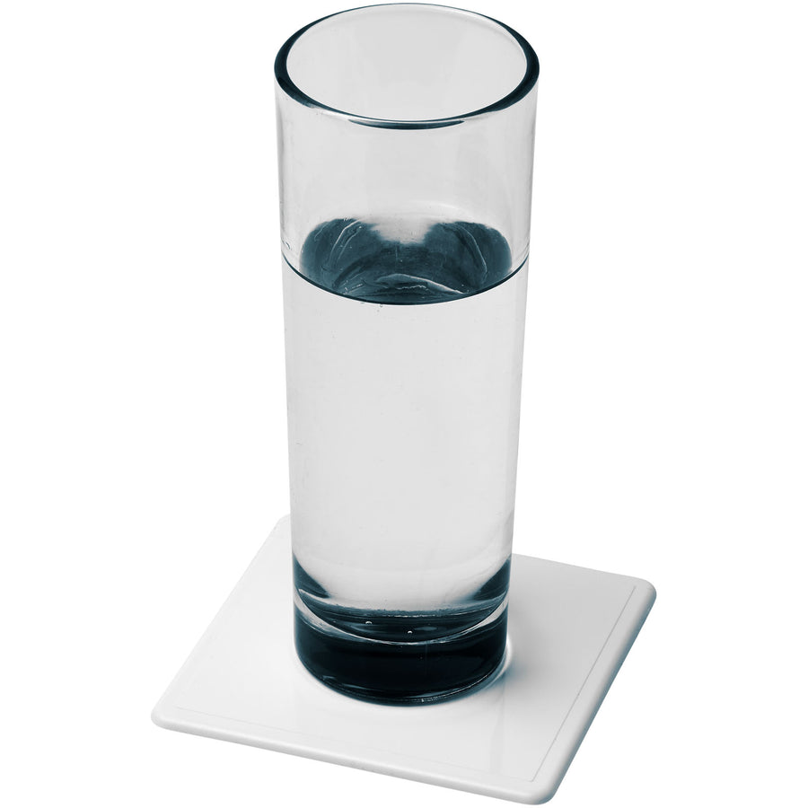 G210516 Sottobicchiere Renzo in plastica di forma quadrata