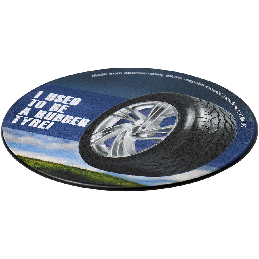 G210521 Sottobicchiere rotondo in gomma Brite-Mat®