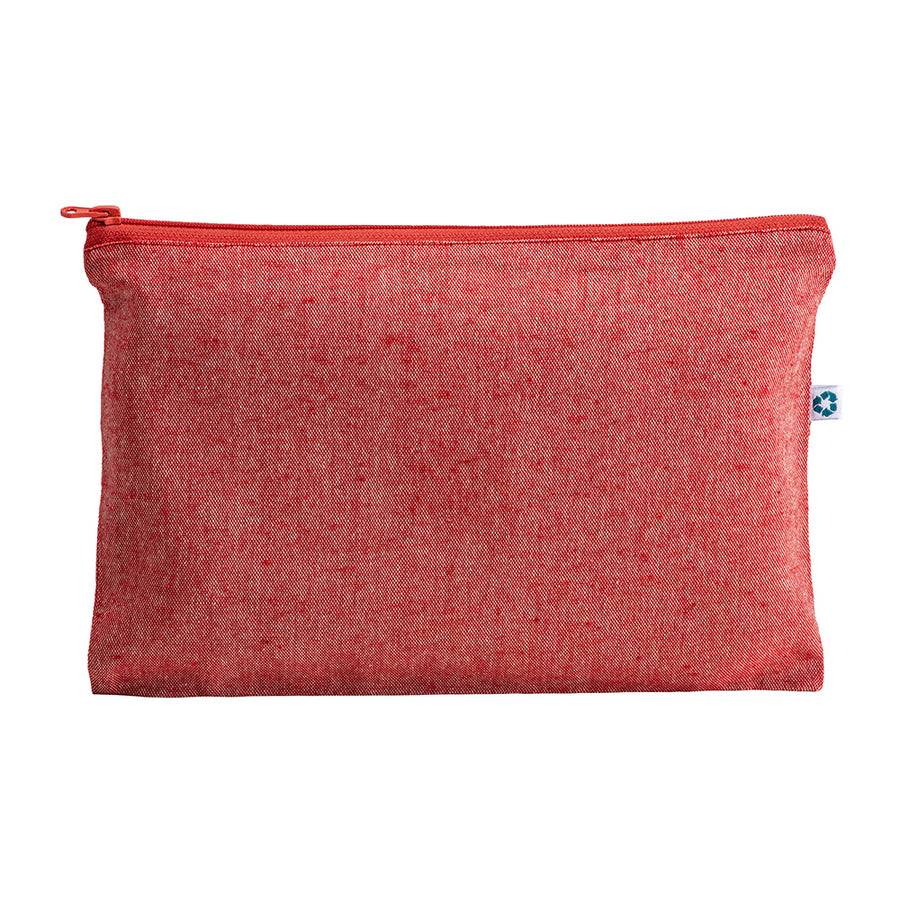 G21123 Beauty case in cotone riciclato 150 g/m2, con zip