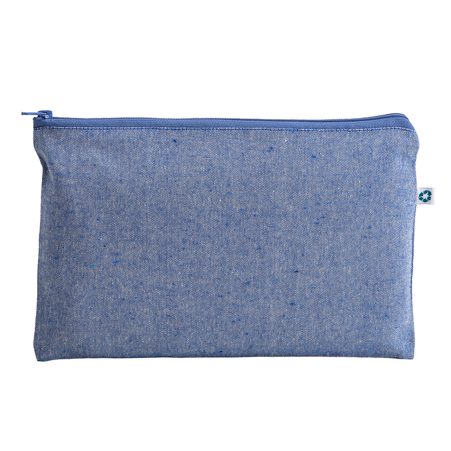 G21123 Beauty case in cotone riciclato 150 g/m2, con zip