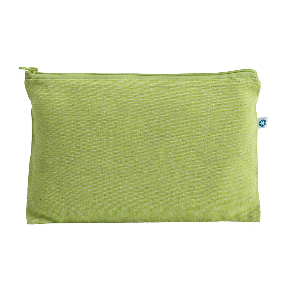 G21123 Beauty case in cotone riciclato 150 g/m2, con zip