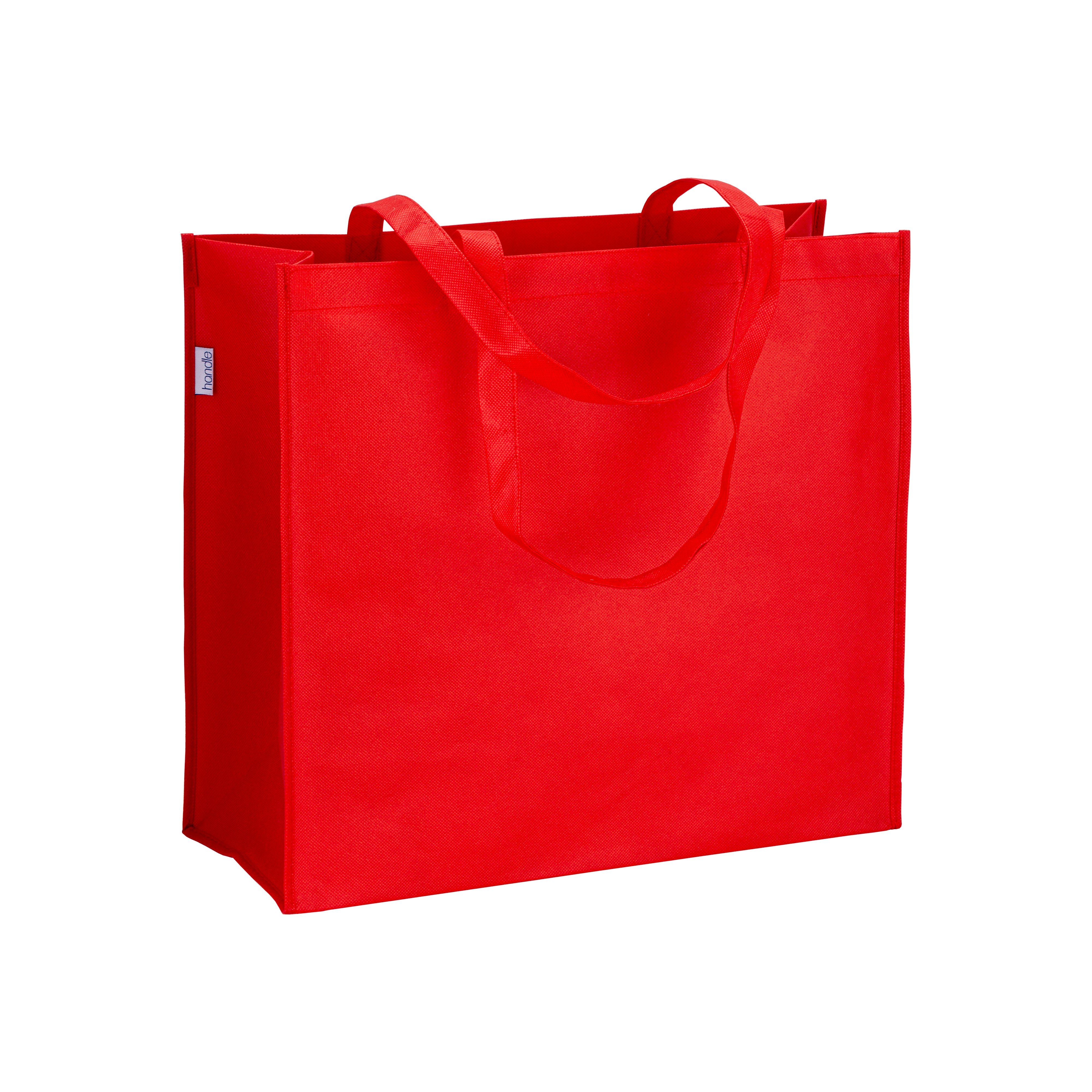 G22107 Eco Shopper con soffietto in R-pet  - 80 gr/m², manici lunghi