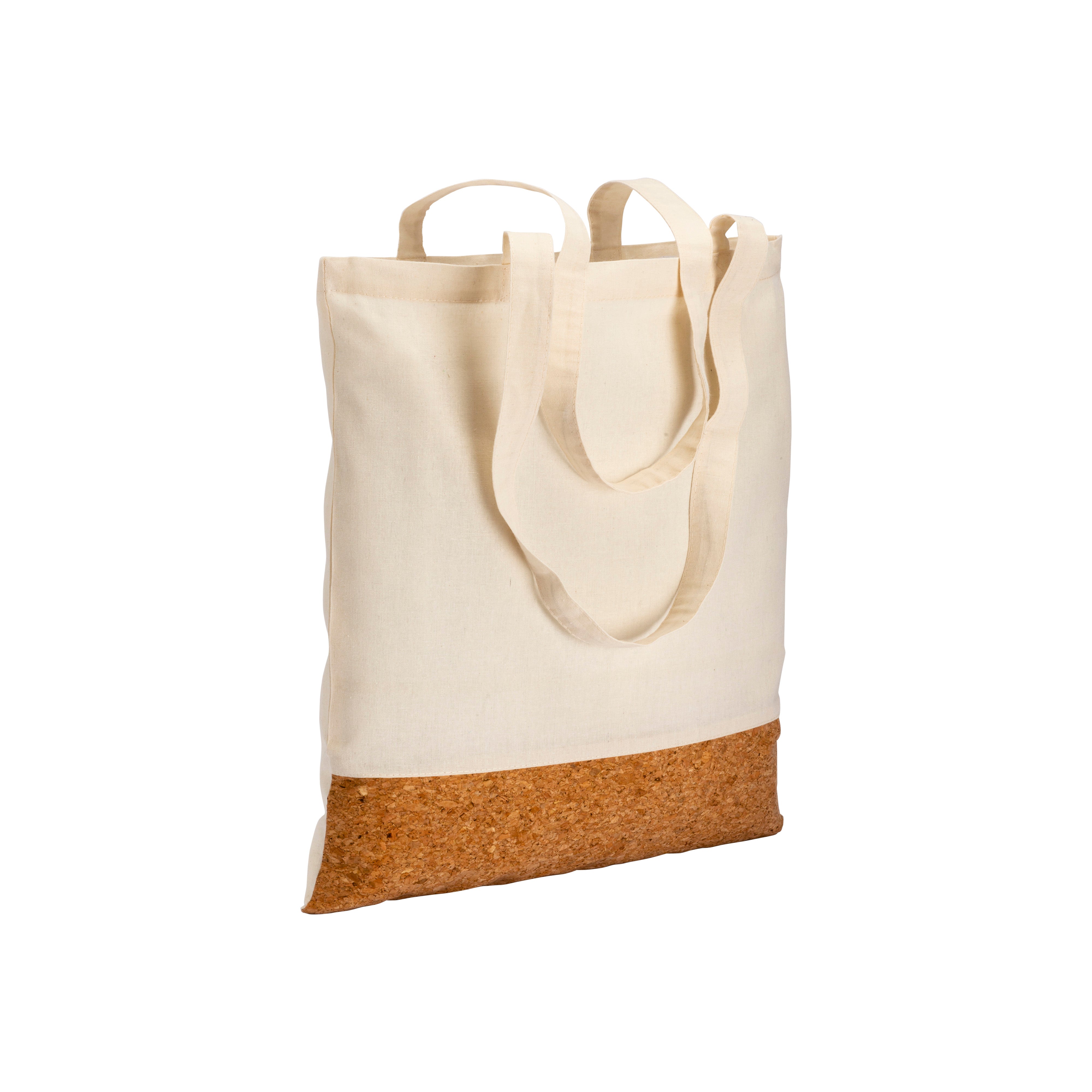 G22122 Shopper in cotone  base in sughero da 135 gr/m²