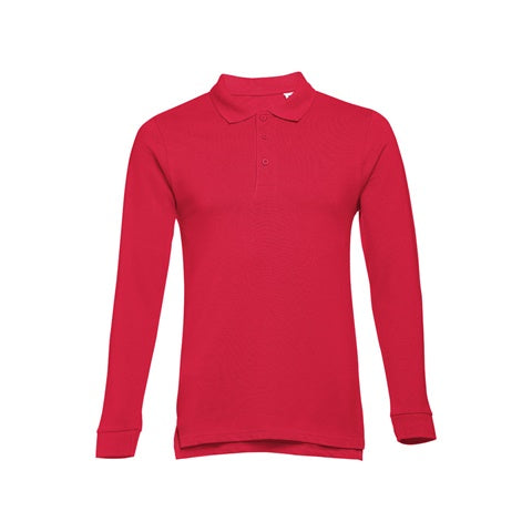 G30141 THC BERN - 210 g/m² Polo a manica lunga da uomo