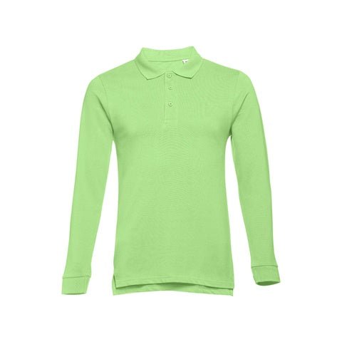 G30141 THC BERN - 210 g/m² Polo a manica lunga da uomo