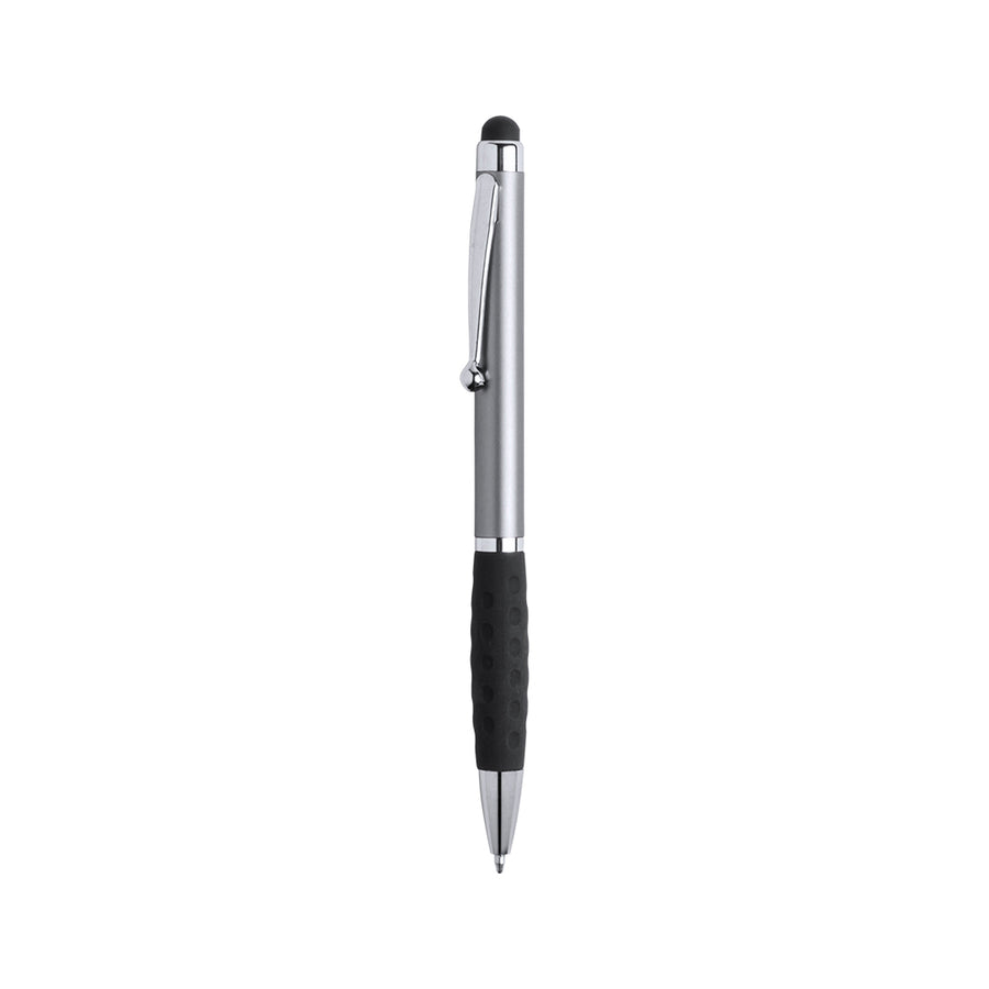 G4037 Penna con tettagli argento e puntatore touch
