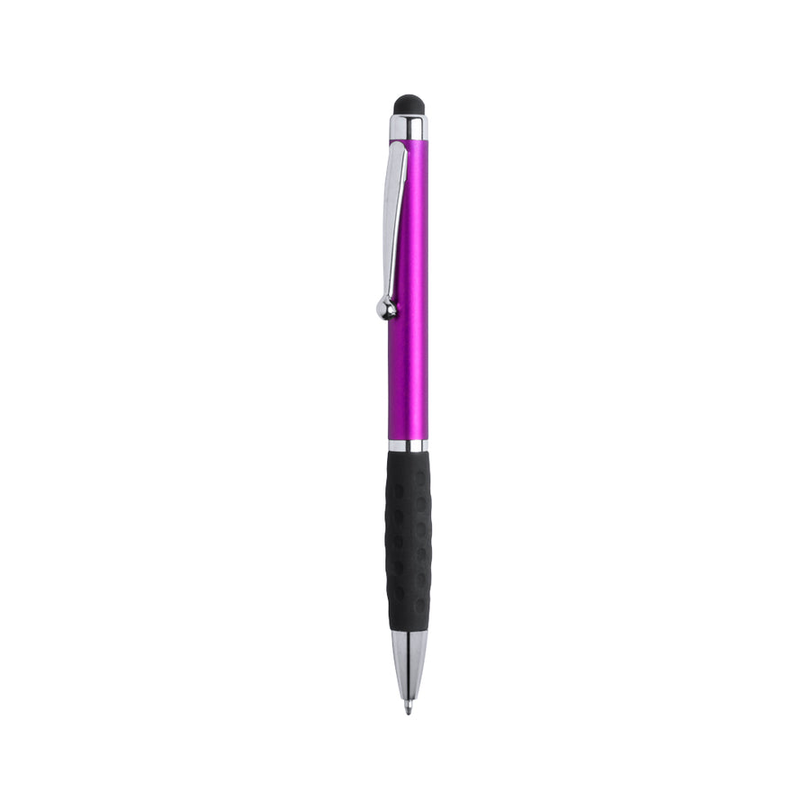 G4037 Penna con tettagli argento e puntatore touch