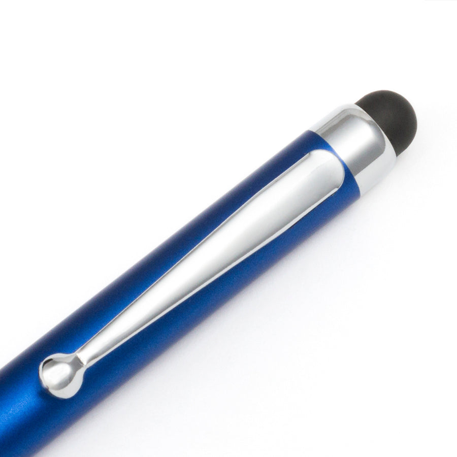 G4037 Penna con tettagli argento e puntatore touch