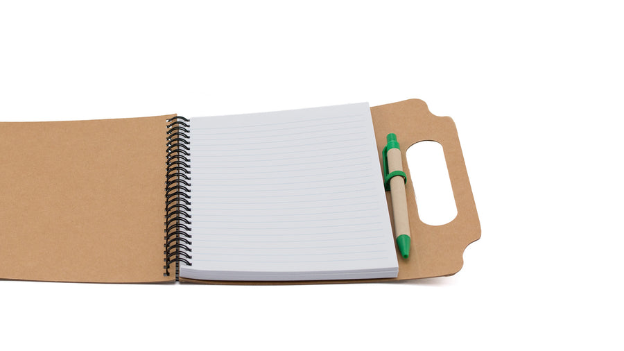 G4237 Bloc Notes con penna in cartone riciclato