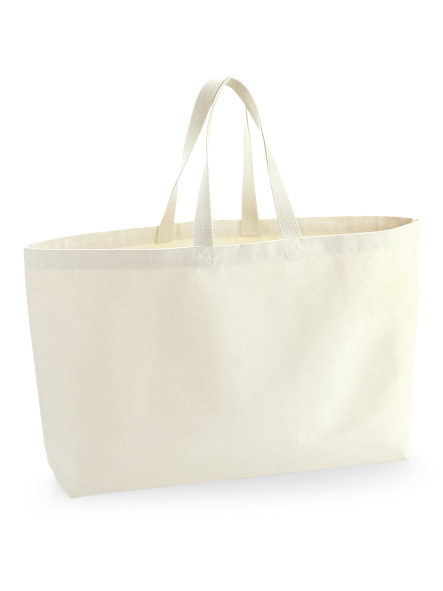 GW696 Oversized Canvas Tote Bag da 475 gr