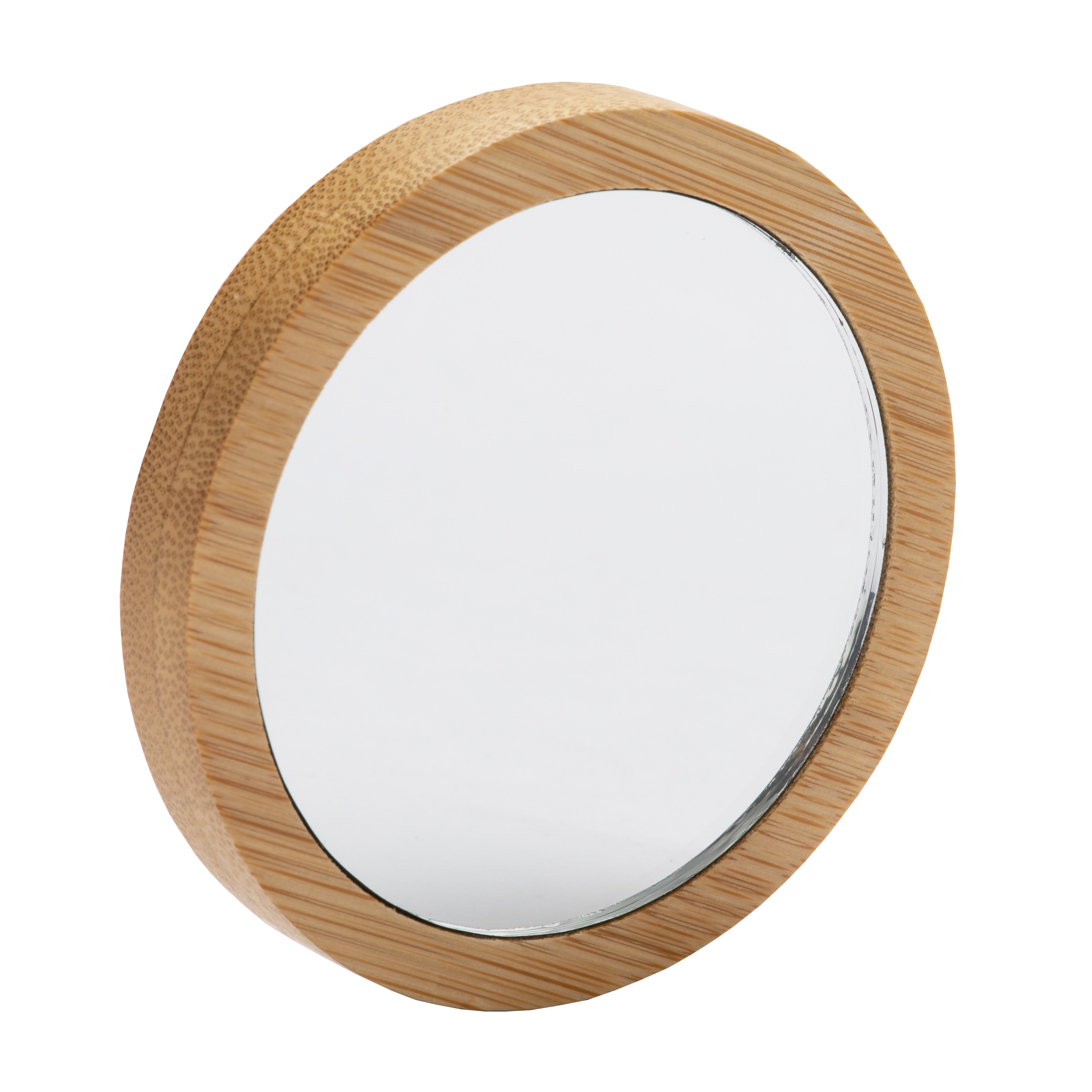 G22430 Specchietto tondo in bamboo