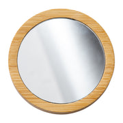 G22430 Specchietto tondo in bamboo