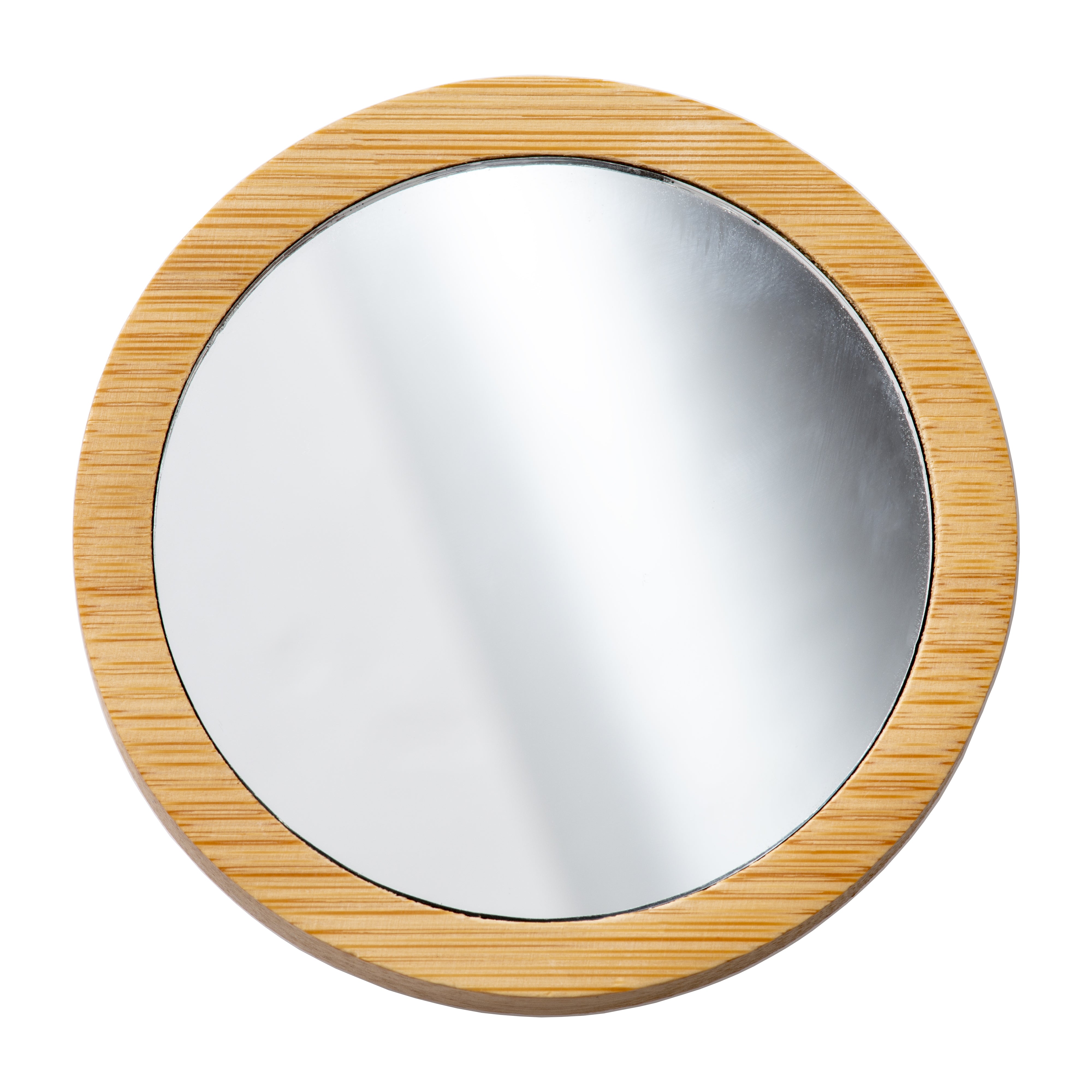 G22430 Specchietto tondo in bamboo