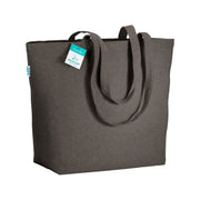 G22119 Shopper con soffietto alla base in cotone riciclato 280 gr/m², manici lunghi