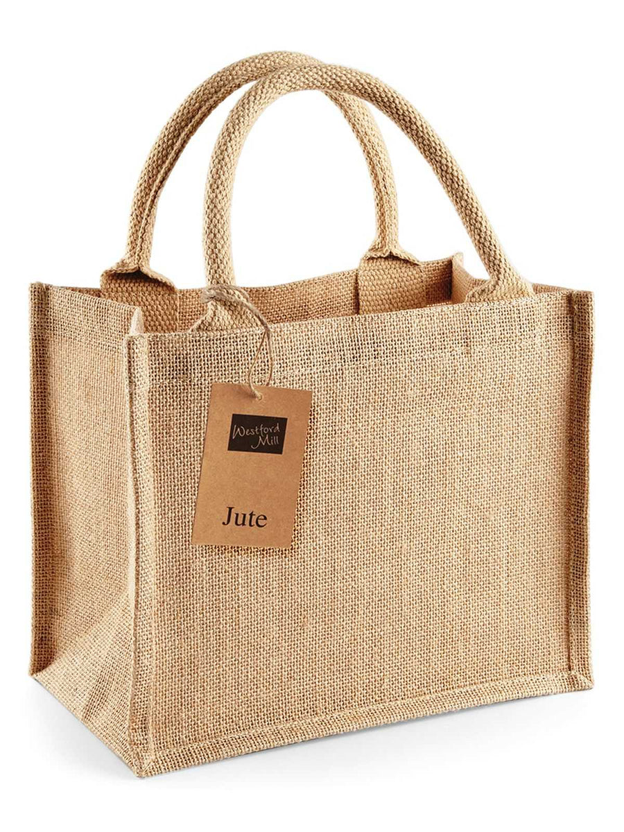 GW412 Jute Mini Gift Bag