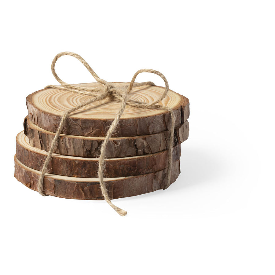 G6487 Set Sottobicchieri in legno