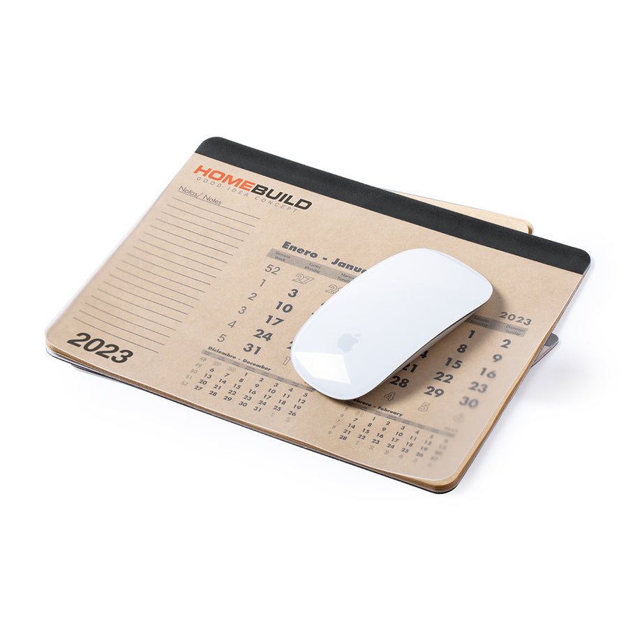 G6920 Tappetino Mouse Calendario in carta riciclata wow