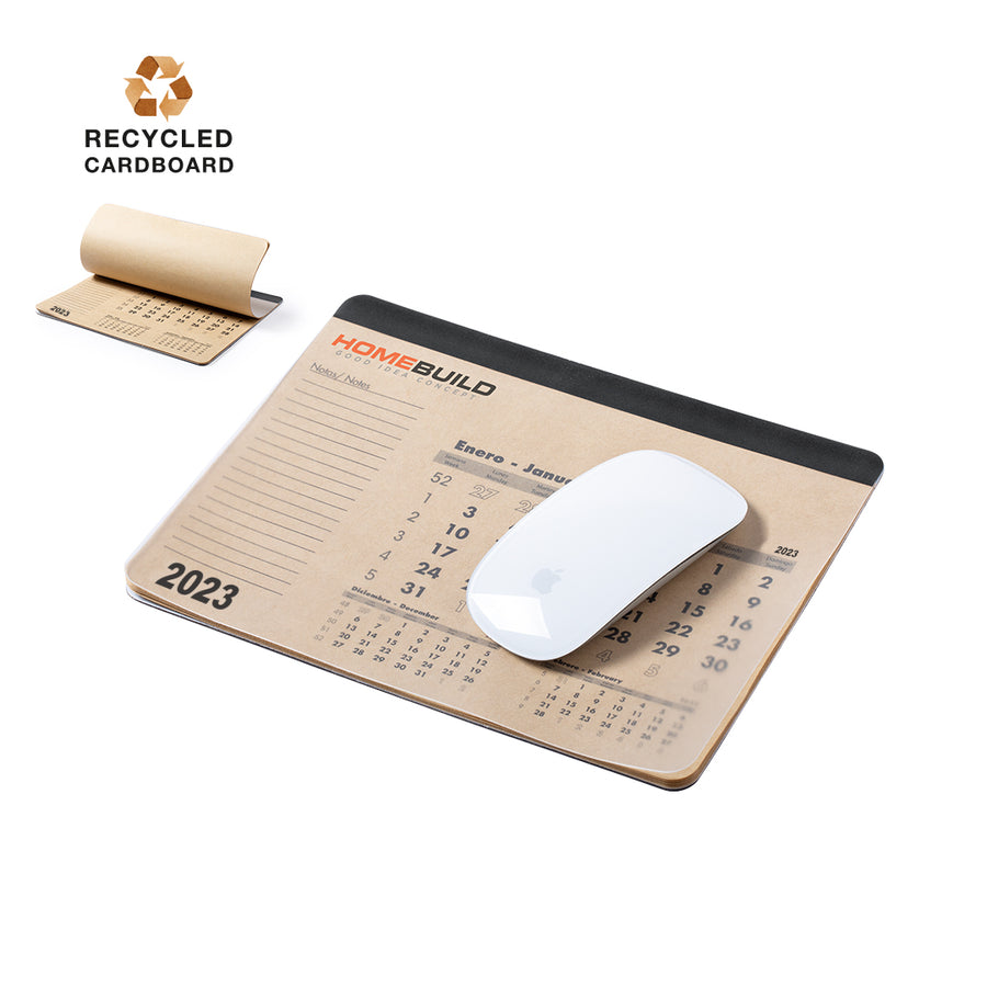 G6920 Tappetino Mouse Calendario in carta riciclata wow