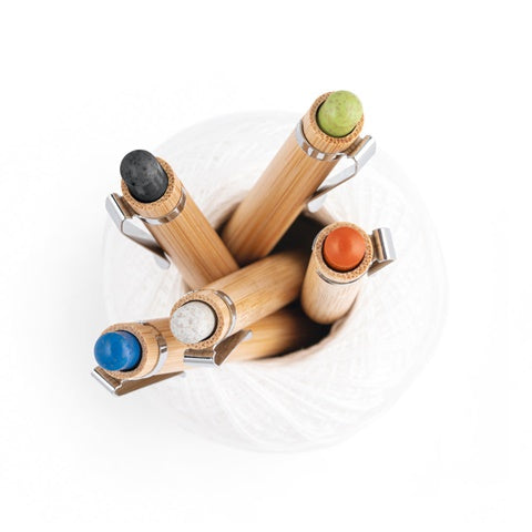G81012 BENJAMIN. Penna a sfera in bamboo