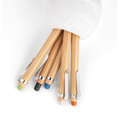 G81012 BENJAMIN. Penna a sfera in bamboo