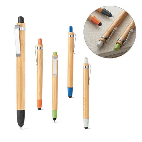 G81012 BENJAMIN. Penna a sfera in bamboo
