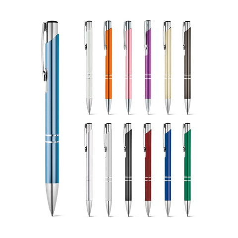 G81165 BETA BK. Penna a sfera in alluminio