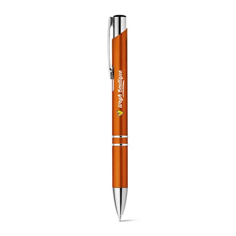 G81182 BETA PLASTIC. Penna a sfera con clip in metallo