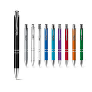 G81182 BETA PLASTIC. Penna a sfera con clip in metallo