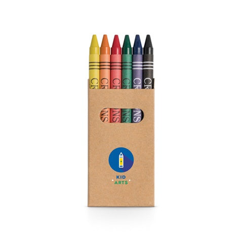 G91754 EAGLE. Scatola con 6 pastelli a cera
