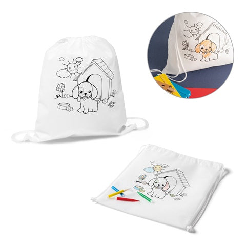 G92619 Zaino a sacca da colorare