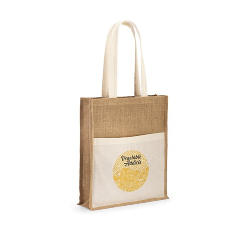 G92823 BRAGA. Borsa in juta da 240 gr/m²