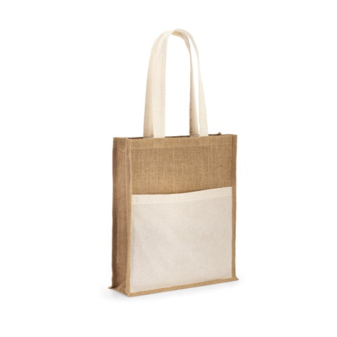 G92823 BRAGA. Borsa in juta da 240 gr/m²