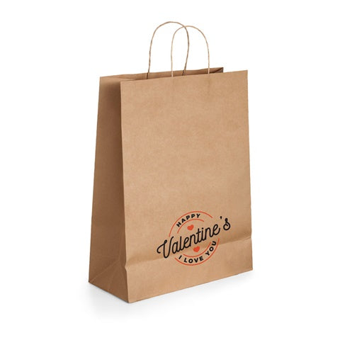 G92875 LEIA. Borsa in carta kraft 115 gr/m²